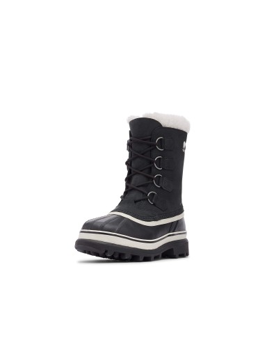 Sorel Caribou wasserdichte Schneestiefel für Damen, Schwarz (Black x Stone), 37 EU basket pas cher