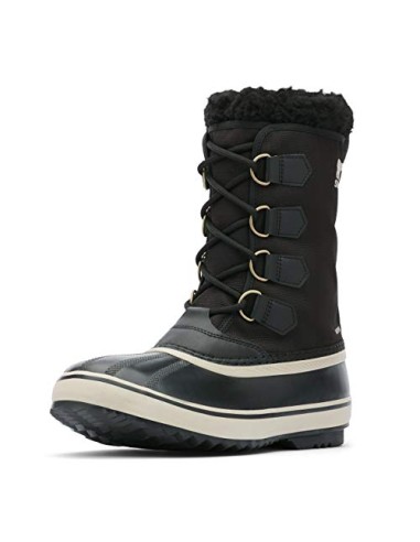 Sorel 1964 PAC NYLON WATERPROOF Schneestiefel für Herren, Schwarz (Black x Ancient Fossil), 44 EU rembourrage situé sous